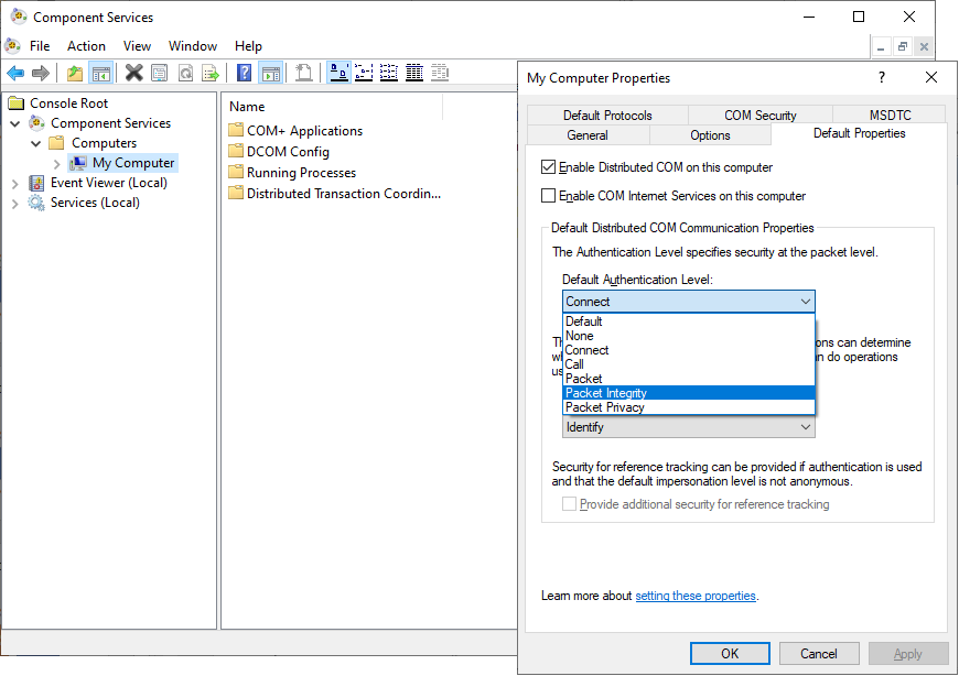 DCOM Configuration