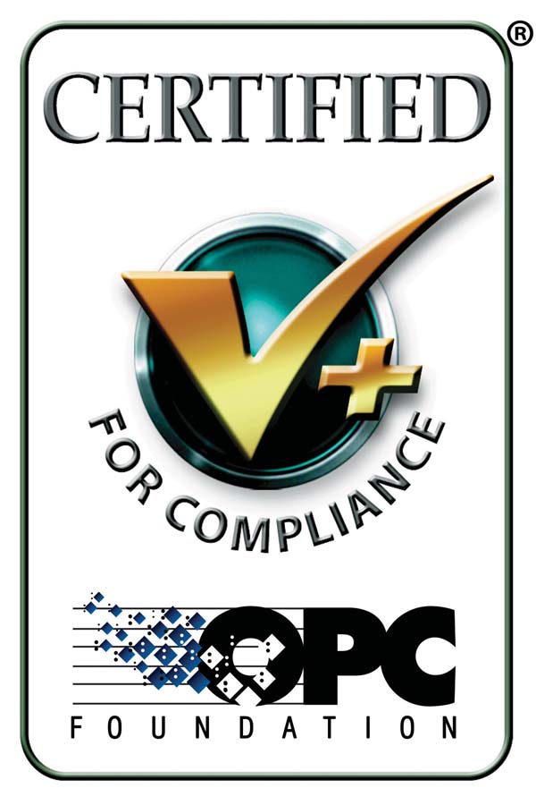 Certified OPC UA compliant icon